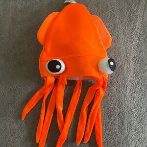 Orange Squid Hat